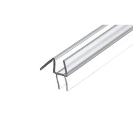 CRL Co-Extruded Clear Bottom Wipe with Drip Rail for 1/4" Glass - 31 in long
