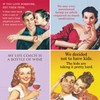 Retro Cocktail Napkin - Women Men Cocktail Napkin Funny Boxed