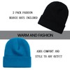ZOORON 1&2 Pack Beanie for Men Women Slouchy Beanie Hats