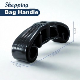 2 pcs Convenient Hand-to-Hand Grocery Shopping, Plastic Bag Handle, Labor-Saving Food Lifter, Household Bag Lifter, (black)