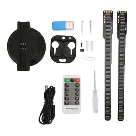 3D Holographic Fan 276 LEDs WiFi APP Control Hologram Projector Fan for Windows for Android for IOS 100‑240V 19.7in UK Plug