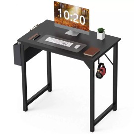 Unbranded Game Computer Desk With Storage - Black, 31inch