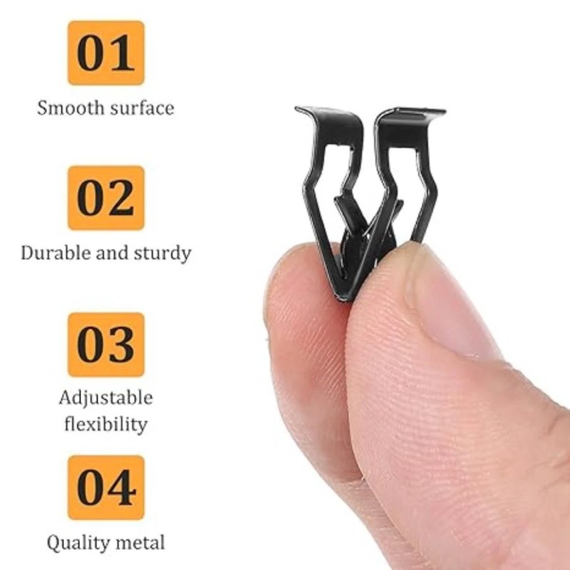 NoBrand 20 PCS Dashboard Trim Clips, Plastic Auto Dash Door