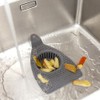 Handy Gourmet EZ Scoop Kitchen Sink Strainer, BPA-Free, Gray