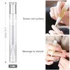 10Pack 5ML Transparent Twist Pens, Empty Nail Oil Pen Brush