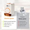 Electric Cheese Grater with 3 Set Blades, Automatic Efficient Slicer