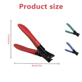 Senshuomy Nail Clipper, Made with Heavy Duty Stainless Steel for Thick Nails Start Makers Toenail Clippers Wide Jaw Nail Cutter Heavy Duty Nail Clipper Sharp Curved Toe Nail Clippers (Red)