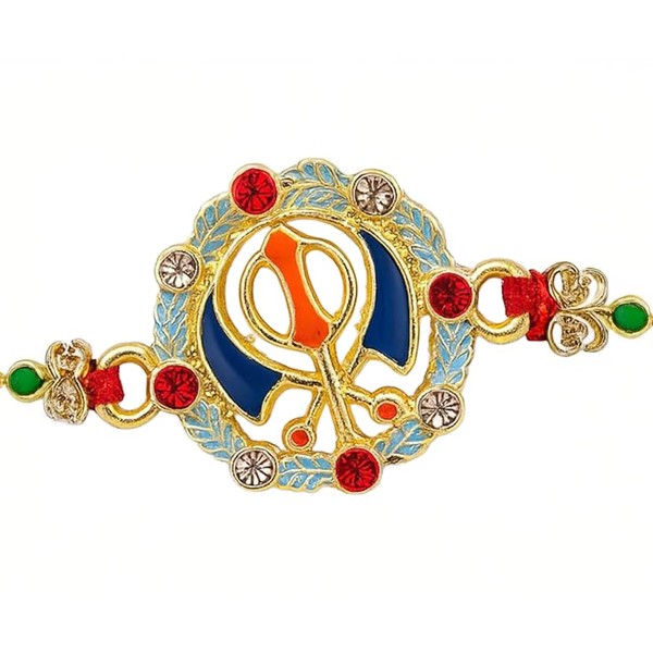Khanda Pendant Rakhdi Raksha Bandhan Festival Dori For Rakhi Day