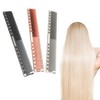 3pcs Space Aluminum Comb Set AntiStatic Wide Fine Tooth Hair