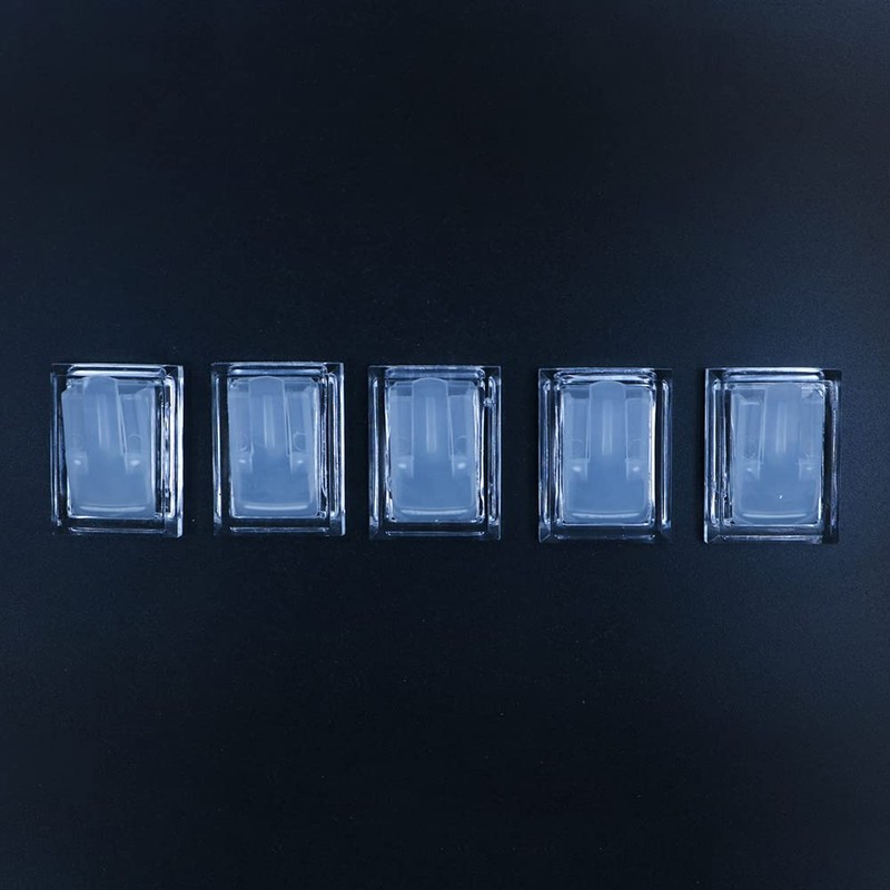 CENPEK Pack of 10 Acrylic Jewellery Ring Display Stand Finger