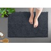 LuxUrux Bath Mat-Extra-Soft Plush Bath Shower Bathroom Rug, 1'' Chenille