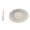 10PCS Thin Diamond Cutting Disc with Rod Round Grinding Sanding