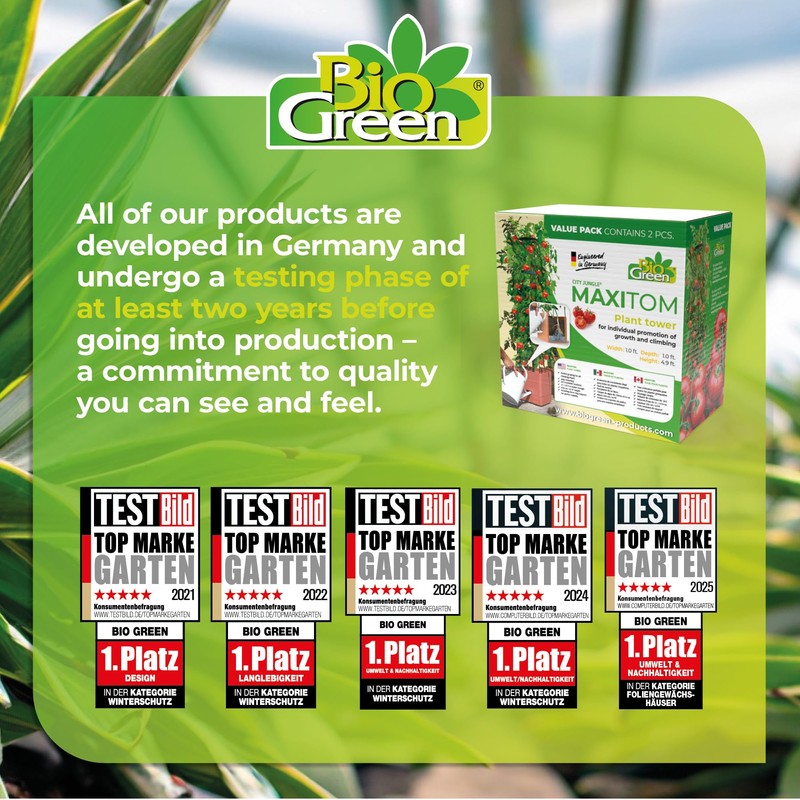 Bio Green 2 Pack Garden Tomato Planter MAXITOM, with Plant