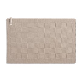 Knit Factory - Plain Place Mat - Table Mats - Place Mats - Table Mat - Table Mat - Linen - Brown - 50 x 30 cm