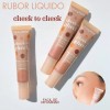 Rubor Liquido Cheek To Cheek Ruby Rose Tono Del Maquillaje