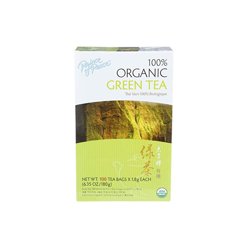 Prince of Peace Organic Green Tea 100 Tea Bags -