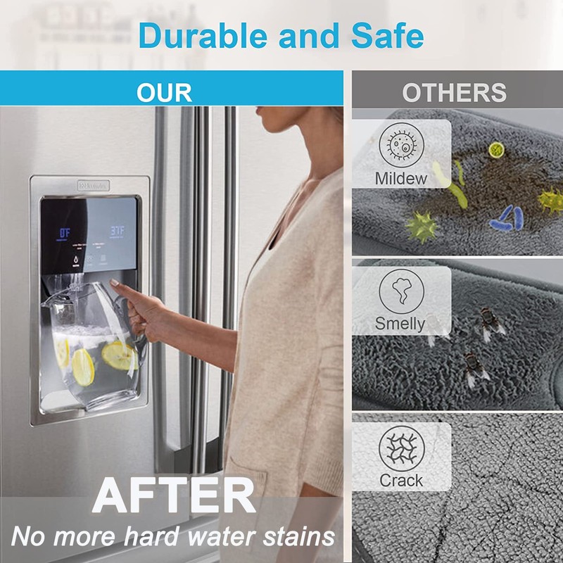 Cuttable Refrigerator Drip Catcher for Fridge Water Dispenser, Absorbent Drip