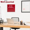 MorningRo System Record Documents Enclosure, Red, Left-hinged Door