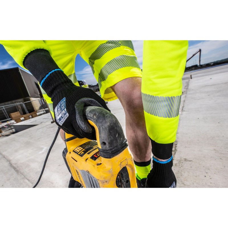 Portwest Anti-Vibrations-Handschuh, Größe: L, Farbe: Schwarz, A790BKRL