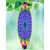 16 Inch Helix Mandala Flower Wind Spinner Yard Decor Aluminum