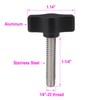 Befenybay 4pcs 1/4"-20 x 1-1/4" Thumb Screw Stainless Steel Standard/Coarse