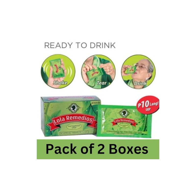 Lola Remedios Food Supplement Syrup - Pack of 2 -