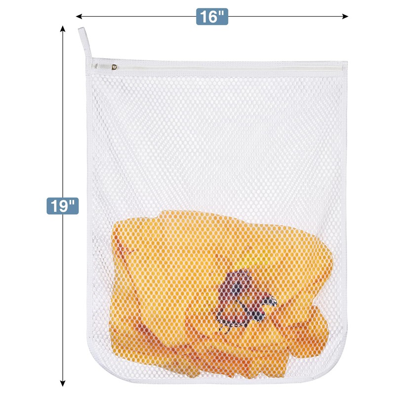 3 pcs Durable Honeycomb Mesh Laundry Bags for Delicates 3