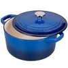 VORRINGARD Enameled Cast Iron Dutch Oven Pot with Lid, for