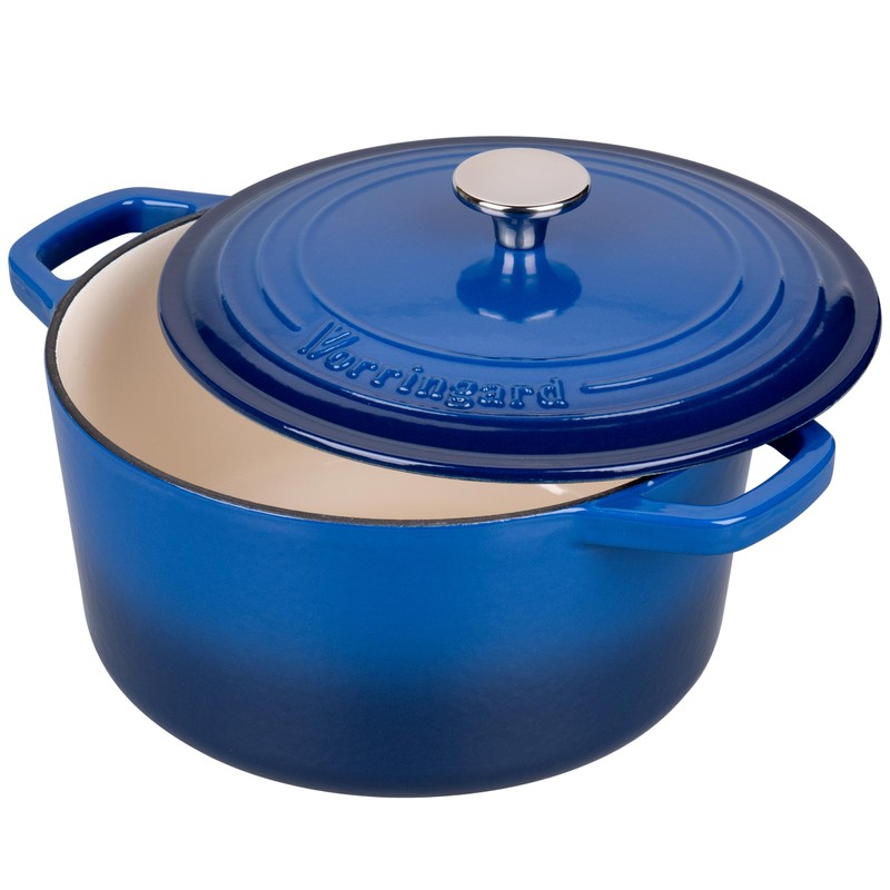 VORRINGARD Enameled Cast Iron Dutch Oven Pot with Lid, for