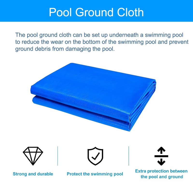 Pool Ground Cloth, Waterproof Ground Protector Cloth for Above Ground