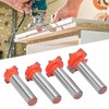 4Pcs Woodworking Router Bits Set 8 Shank SharpenNosed Engraving Machines