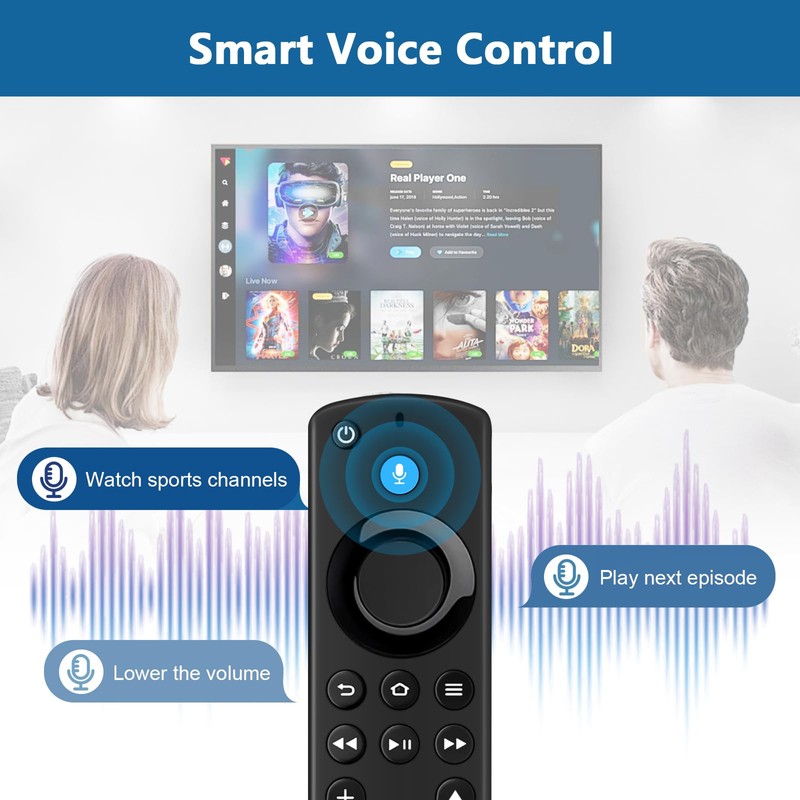 Replacement Voice Remote (3rd Gen) with Voice Function Fit for