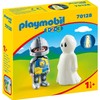 PLAYMOBIL 70128 1.2.3 Knight with Ghost, from 18 Months