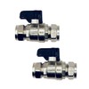 hep® 15mm Full Bore Isolating Ball O Fix Valve Straight