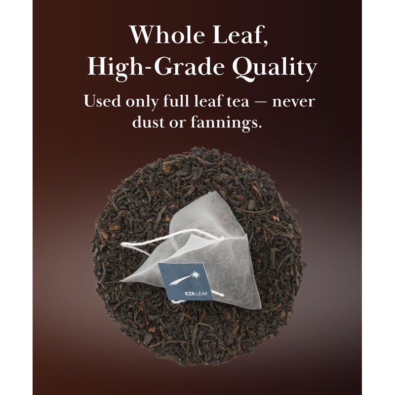 EZR Leaf English Breakfast Premium Whole Leaf Ceylon Black Tea,