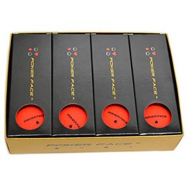 Poker Face M - Premium Matte Finish Color Distance Golf Balls (Red)