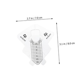 OATIPHO Aluminum Foil Fish-Shaped Nail Extension Stickers 1 Roll Thick Reusable Manicure Forms for DIY Nail Art Compact Design for Home and Salon Use