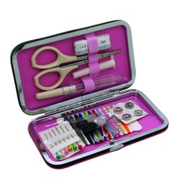 Kleiber Sewing Kit, Pink, 12 x 7 x 3 cm