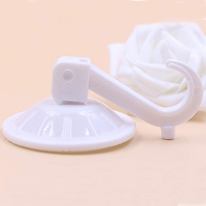 Suction Cup Hooks, 4 Pieces, Suction Hooks, Removable, Reusable, Non-mark,