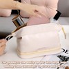 Square Clutch Cosmetic Bag, Portable Storage Bag, Make Up Bag