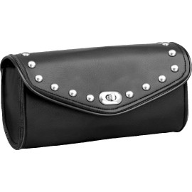 Shaf Studded SH499-01 Motorcycle Windshield Tool Bag w/ Turnbuckle 10"x 4"x 3.5"