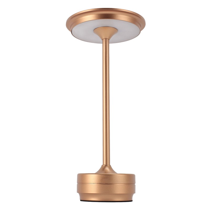 LED Cordless Table Lamp Aluminum Iron 3 Light Source Touch