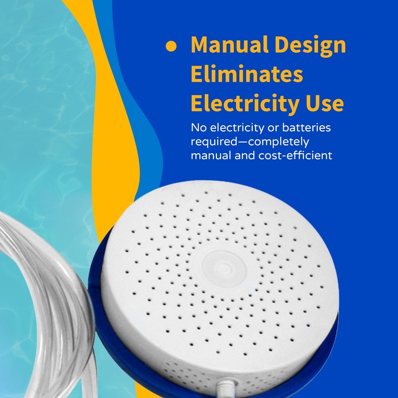 Blue Wave Winter Pool Cover Drain with Hand Squeeze Pump