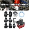 Vkinman Fuel Pressure Regulator 6AN, Black-Red Fuel Adjustable Universal Pressure