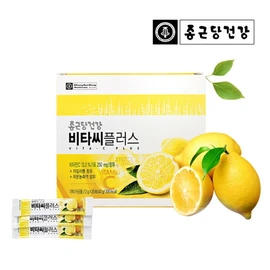Chong Kun Dang Health Vita C Plus 1 box (2g x 20 packets) / Lemon flavor / 종근당건강  비타씨플러스 1박스 (2g x 20포) / 레몬맛