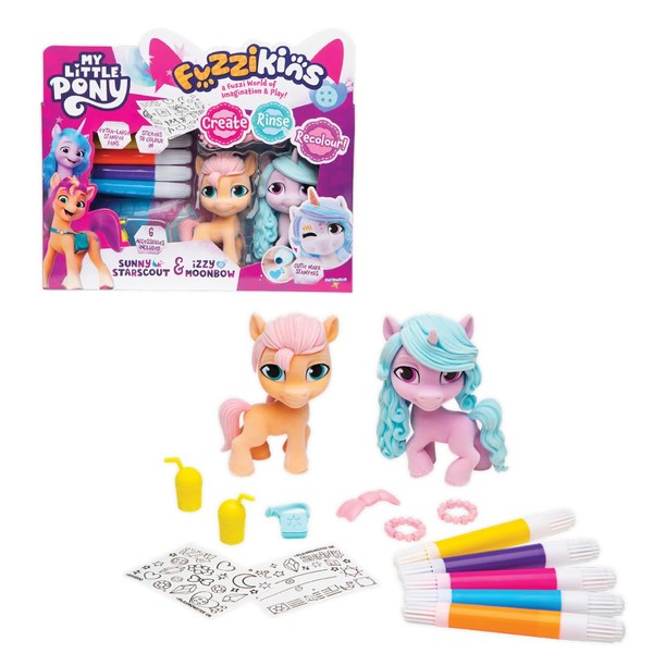 PlayMonster FF510D Fuzzikins My Little Pony Double Pack (Sunny &