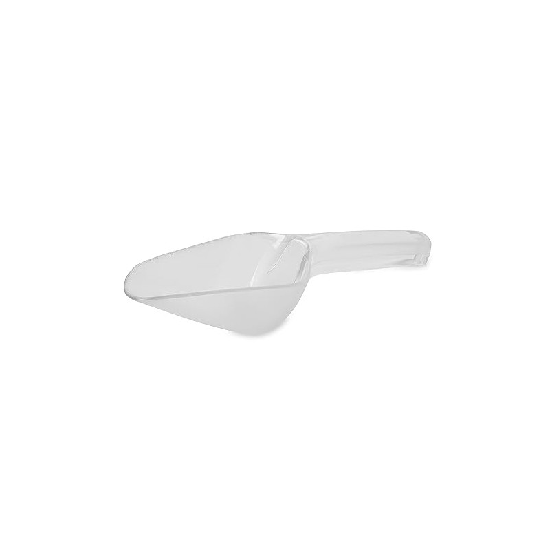 Rubbermaid Commercial 2882CLE Bouncer Bar/Utility Scoop, 6oz, Clear