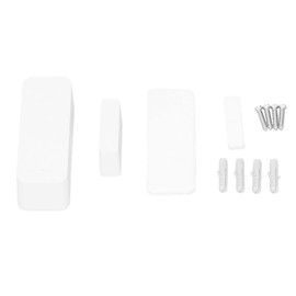 Door Window Sensor, WiFi Alarm System Smart Home Open Detector, 5mm Offset, 1cm , 2.4G Network Control, Alert Notifications, 2pcs Tape Included, Suitable for Garage Doors,