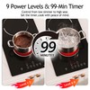 FIREGAS 12 Inch Built-in Electric Cooktop, 2 Burner 3000W, Hardwired