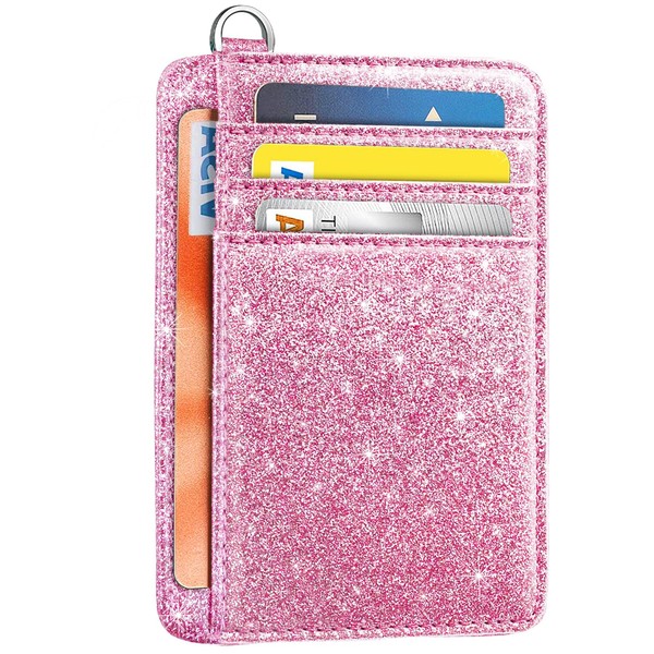Slim Front Pocket Wallet RFID ID Card Holder Cute Small